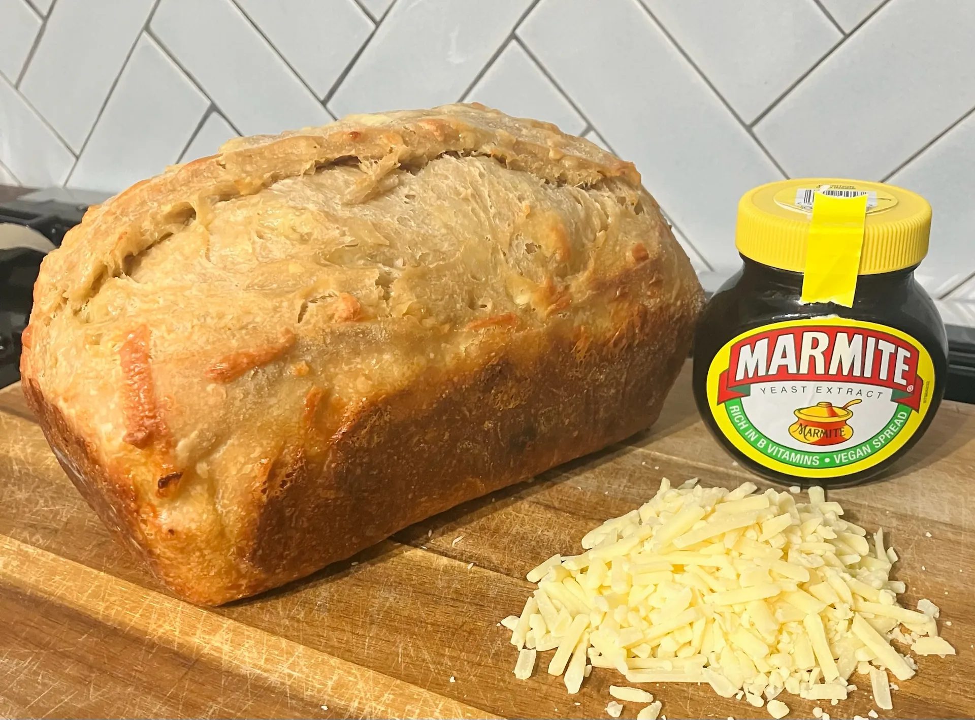 Cheddar Marmite Sourdough