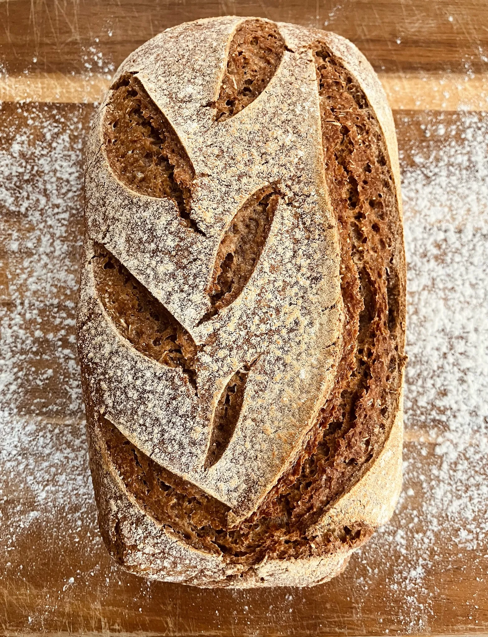 Organic wholemeal spelt sourdough