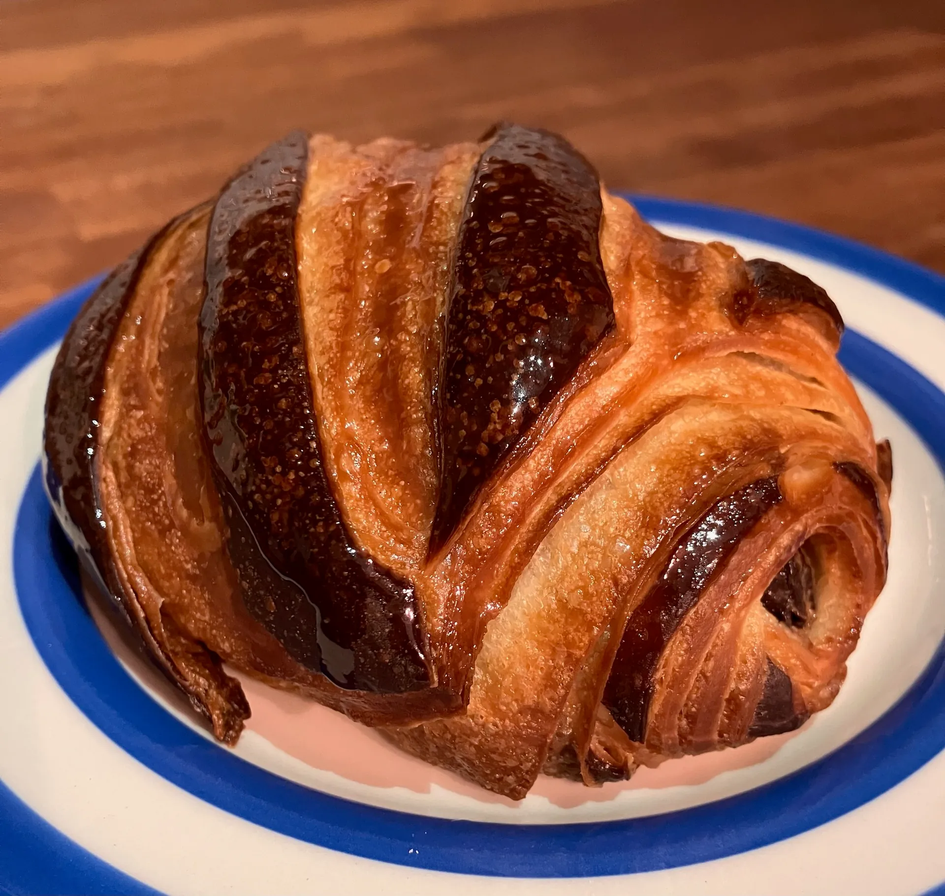 Pain au chocolat with French butter and Belgian chocolate